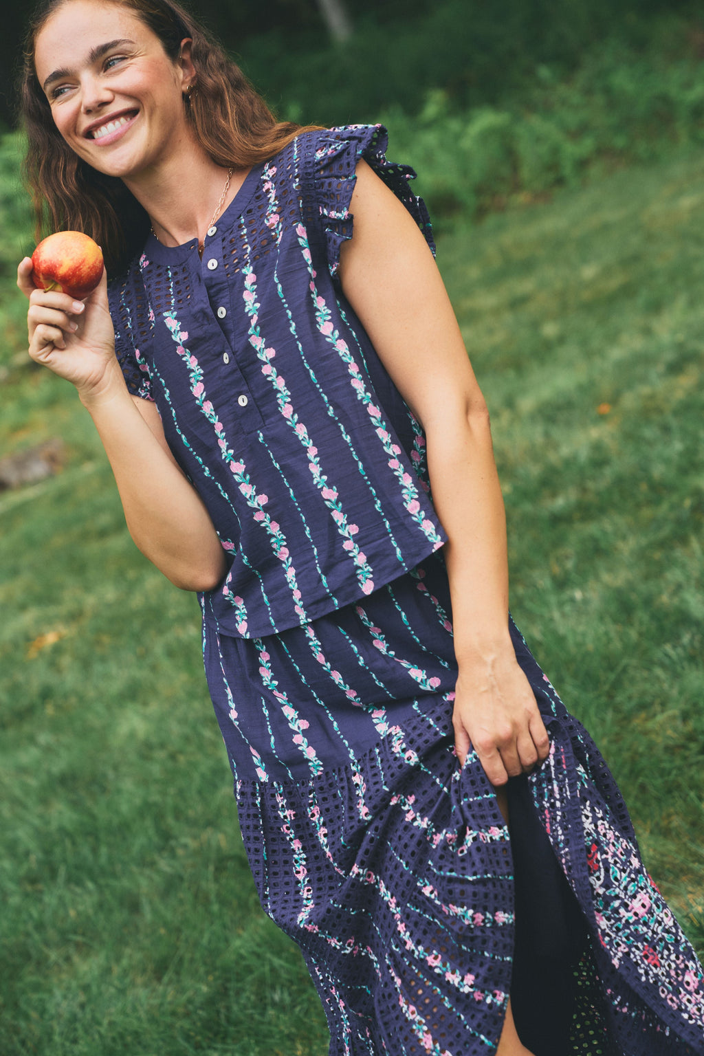 Roller Rabbit Alba Eyelet Ruthie Top