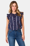 Roller Rabbit Alba Eyelet Ruthie Top