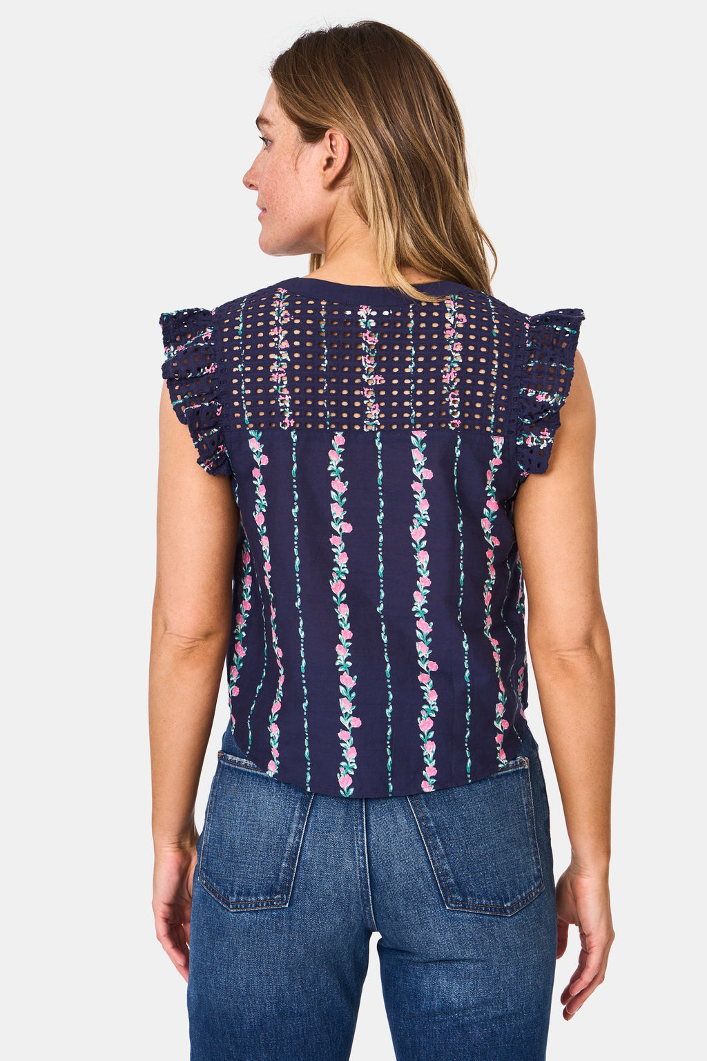 Roller Rabbit Alba Eyelet Ruthie Top